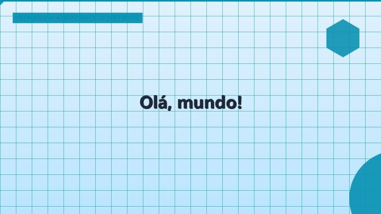 Olá, mundo!